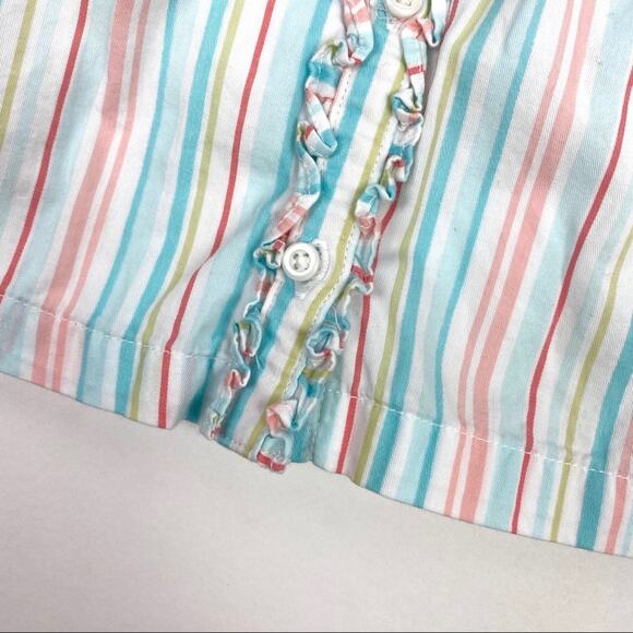 Janie & Jack Striped Sleeveless Dress 6-12 Months - Picture 4 of 9